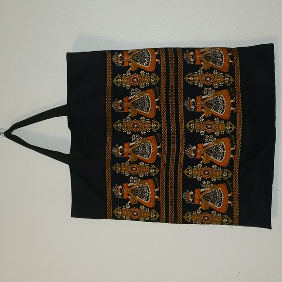 Michiko Kuge Embroidered Tote Bag - Picture 1 of 5